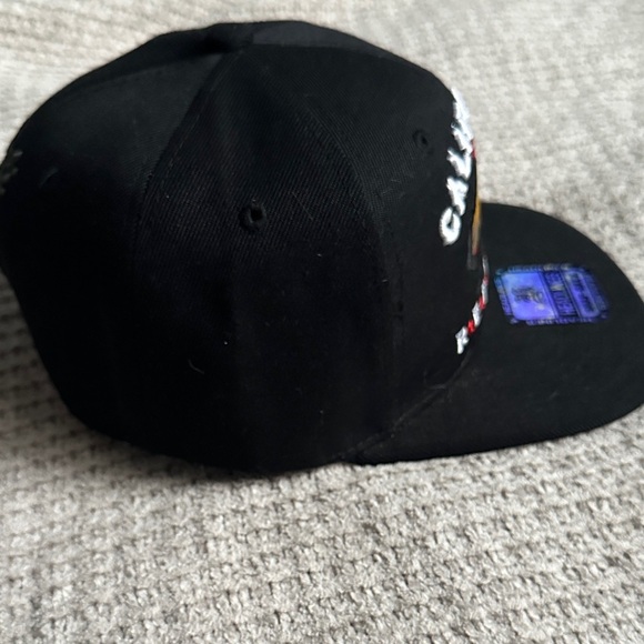 California Republic Black Snapback Hat - Picture 3 of 6